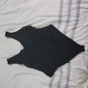 Black Pink Lily Bodysuit